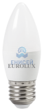 Лампа светодиодная EUROLUX LL-E-C37-6W-230-2,7K-E27