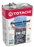 TOTACHI  Premium Diesel Fully Synthetic  SAE 5W-40  API CJ-4/SN      4л